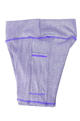 Dreamy Vivid Purple Biker Shorts
