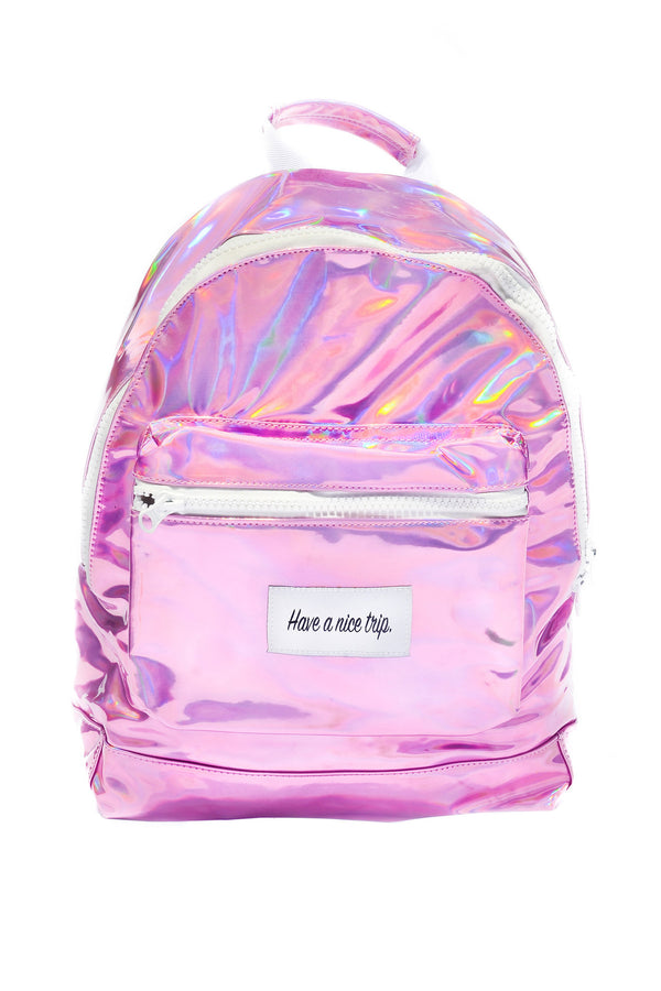 Festy Besty Time Traveler Backpack Pink Holographic