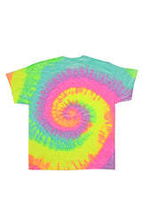 Festy Besty Make Friends T-Shirt Neon Tie Dye