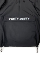 Festy Besty MotoSport Anorak [001] Black Checkers 3M Reflective Logo