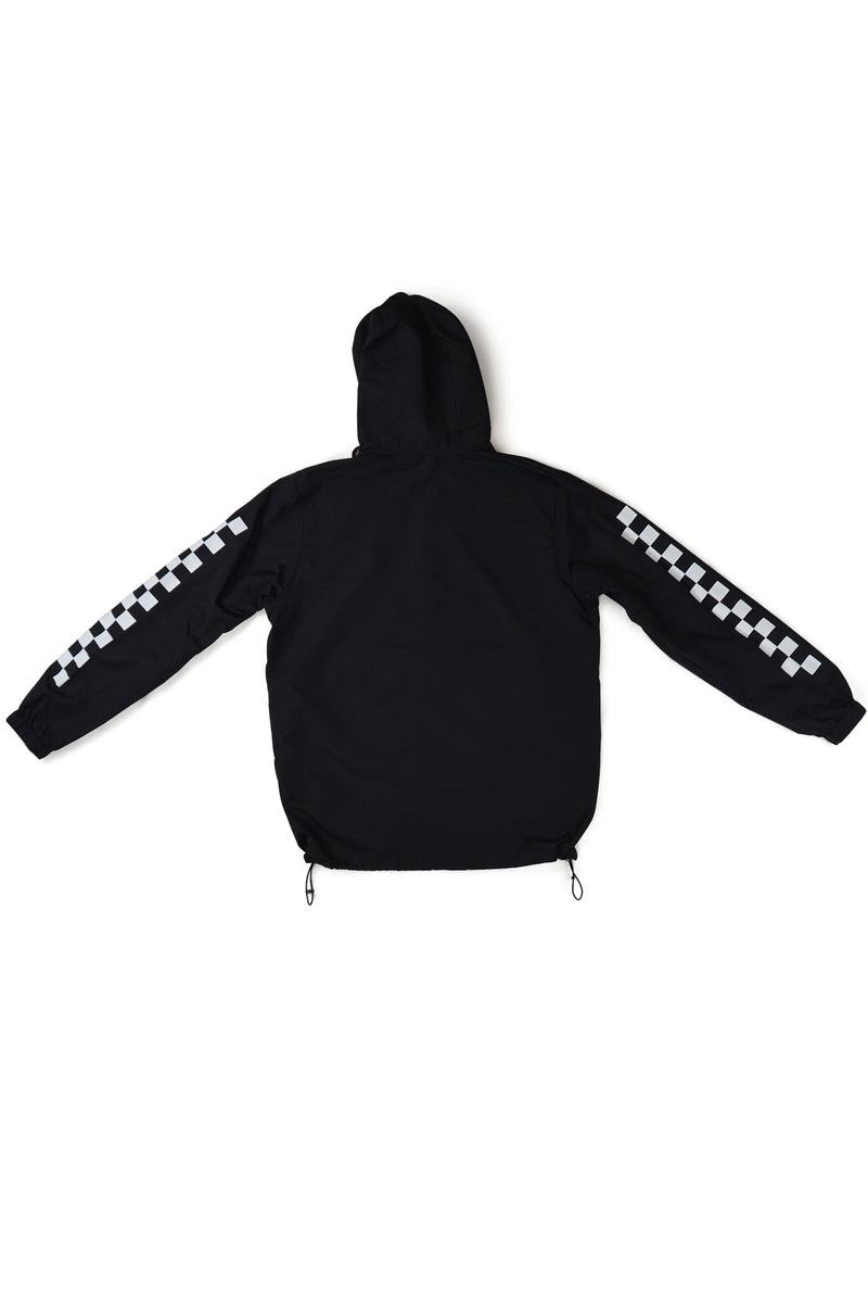 Festy Besty MotoSport Anorak [001] Black Checkers 3M Reflective Logo