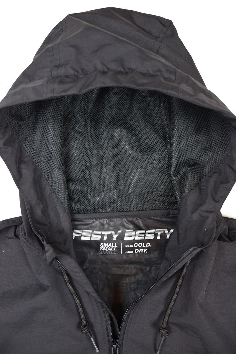 Festy Besty MotoSport Anorak [001] Black Checkers 3M Reflective Logo