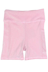 Dreamy Pastel Pink Biker Shorts