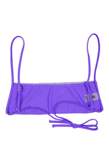 Glitter Purple Bikini Top / Biker Shorts / Scrunchie Bundle