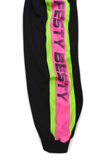 Festy Besty Motosport[001] Jogger Black/Neon Pink/Neon Green/Checkered