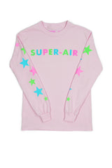 Festy Besty Super-Air Glow In The Dark Stars Long sleeve (Pink)