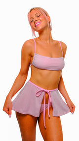 Dreamy Pastel Pink Flirty Skirt